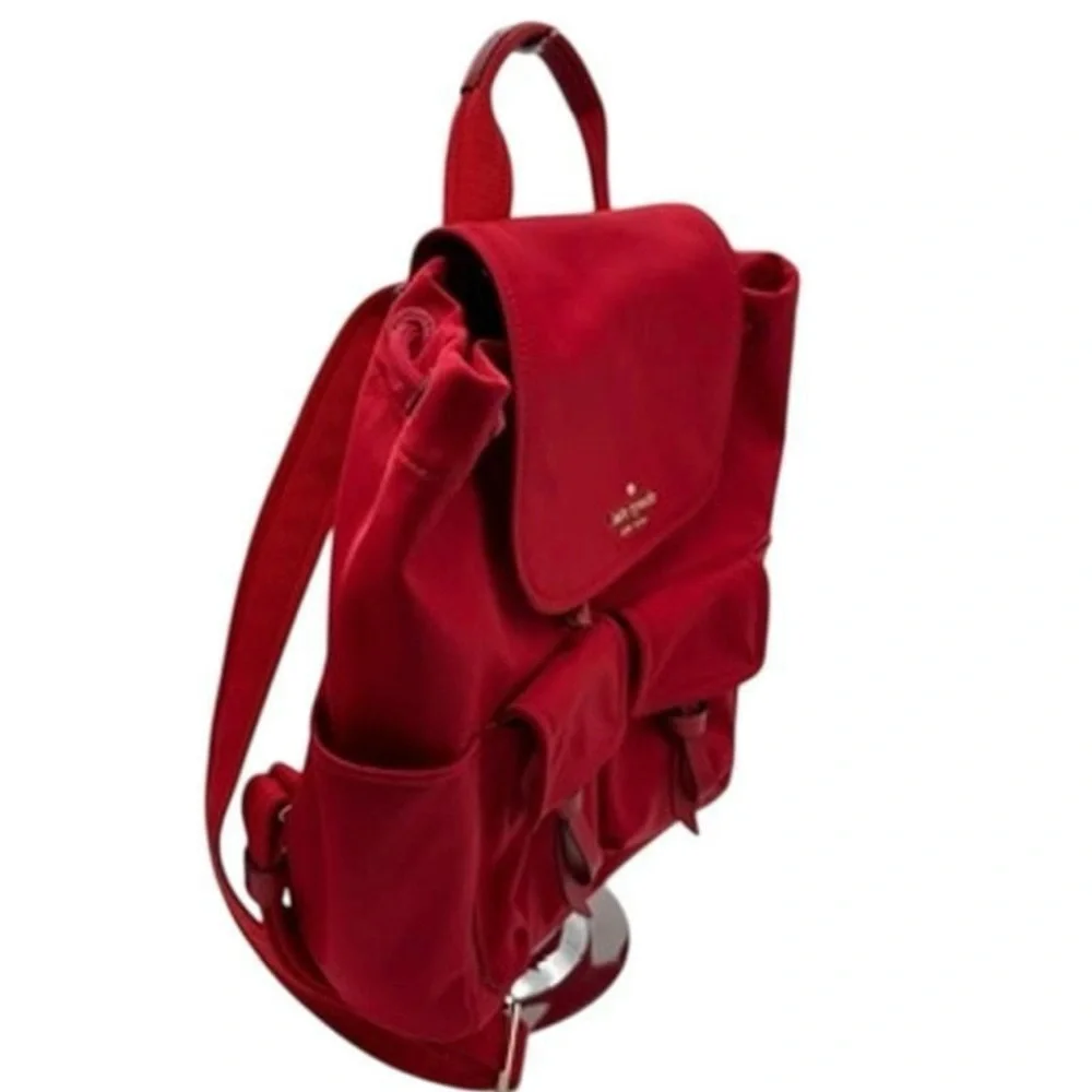 Kate Spade Cherry Red Backpack NWOT - Picture 5 of 8